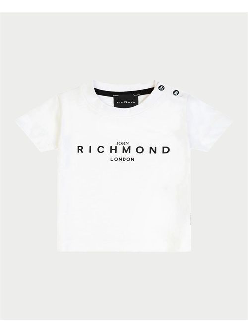 T-shirt John Richmond pour enfants avec boutons JOHN RICHMOND | RIP25014TSWHITE